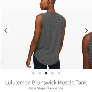 LULULEMON BRUNSWICK TANK 8